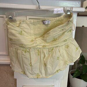 Zara Strapless Crop Top